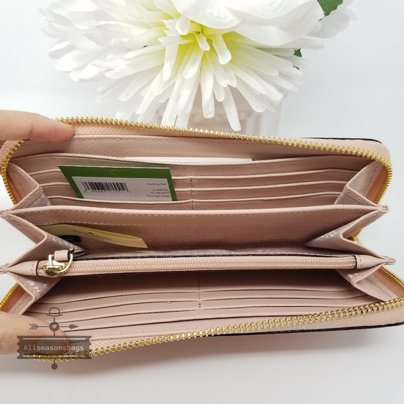 🔽 Kate spade flamingo by the pool wallet nwt - Picture 2 of 7